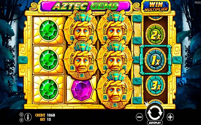 Aztec Gems слоты 1win 