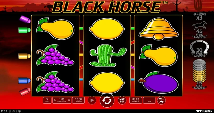 Black Horse слоты 1win 