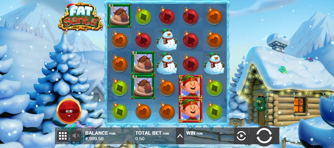 1win fat Santa